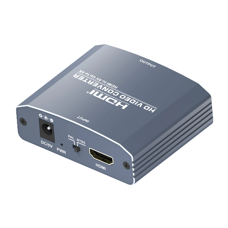 HDMI to AV+Stereo Converter (with Aluminum shell) HD Video Converter