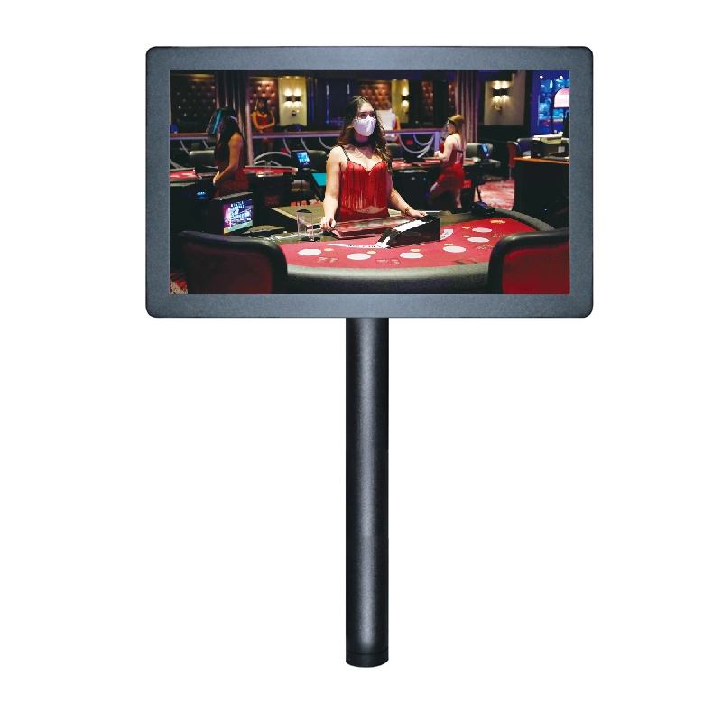 27 Inch Double Side LCD Monitor Floor Standing Digital Signage