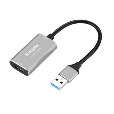 Kingma HDMI zu USB3.0 Audio-Video-Capture-Karte für Videoaufzeichnung, Live-Streaming, Gaming, Unterrichtsaufzeichnung