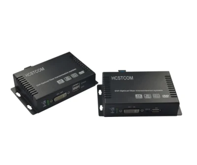 Hcstcom HDMI/DVI-zu-Glasfaser-Konverter, 10 km bis 60 km Extender mit Daten