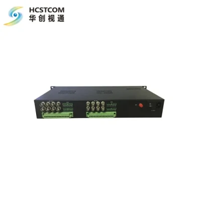16-Kanal-3G-SDI-Digital-Video-Glasfaser-Konverter/Extender für CCTV-Kamera